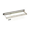 Tripp Lite series 24-Port 1U Rack-Mount Shielded Blank Keystone/Multimedia Patch Panel, RJ45 Ethernet, USB, HDMI, Cat5e/6