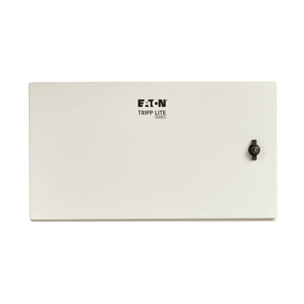 585af6a156c40c6951b156ccee1df7aa Tripp Lite series SmartRack Industrial Enclosure with Lock - NEMA 4, Wall Mount, Metal Construction, Hinged Back, 28 in. Depth, 6U, Gray