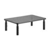 Tripp Lite series Monitor Riser for Desk, 14 x 9 in. - Height Adjustable, Metal, Black - MR1411M