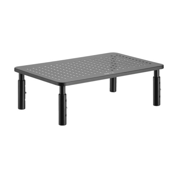 Tripp Lite series Monitor Riser for Desk, 14 x 9 in. - Height Adjustable, Metal, Black - MR1411M