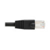 Tripp Lite series Cat8 40G Snagless SSTP Ethernet Cable (RJ45 M/M), PoE, Black, 2 ft. (0.6 m)