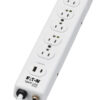 Tripp Lite series Safe-IT UL 1363 Medical-Grade Power Strip, 6 Hospital-Grade Outlets, USB Charging, Safety Covers, Antimicrobial, 15 ft. Cord
