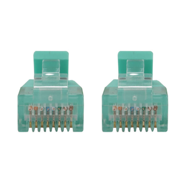 Tripp Lite series Cat6a 10G Snagless Molded Slim UTP Ethernet Cable (RJ45 M/M), PoE, Aqua, 20 ft. (6.1 m)