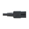 Tripp Lite series Power Cord C14 to C15 - Heavy-Duty, 15A, 250V, 14 AWG, 2 ft. (0.61 m), Black