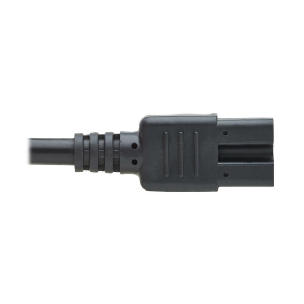 Tripp Lite series Power Cord C14 to C15 - Heavy-Duty, 15A, 250V, 14 AWG, 2 ft. (0.61 m), Black