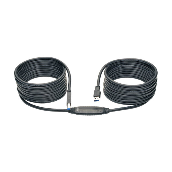 Tripp Lite series USB 3.0 SuperSpeed Active Repeater Cable (A to B M/M), 25 ft. (7.62 m)