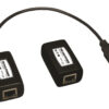 Tripp Lite series 1-Port USB over Cat5/Cat6 Extender, Transmitter and Receiver, up to 150 ft. (45.72 m), TAA