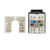 58c21829107c0a410c661491ff03673b-2 Tripp Lite series Cat6a Keystone Jack - 4PPoE Compliant, 110/Krone, 568A/B, RJ45 Ethernet, Black, TAA