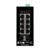 Tripp Lite series 8-Port Managed Industrial Gigabit Ethernet Switch - 10/100/1000 Mbps, 2 GbE SFP Slots, -40° to 75°C, DIN Mount, TAA