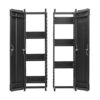 596d164c63e12e1b2cfd2e2c5da6f6d2 Tripp Lite series High-Capacity Vertical Cable Manager - Deep Double Finger Duct with Cover, Single Sided, 12 in. Wide, Black, 7 ft. (2.2 m)