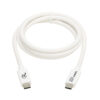 59807886b37539d7e82a416d6e72dc4d Tripp Lite series USB4 40Gbps Cable (M/M) - USB-C, 8K 60 Hz, 240W PD Charging, White, 1 m (3.3 ft.)