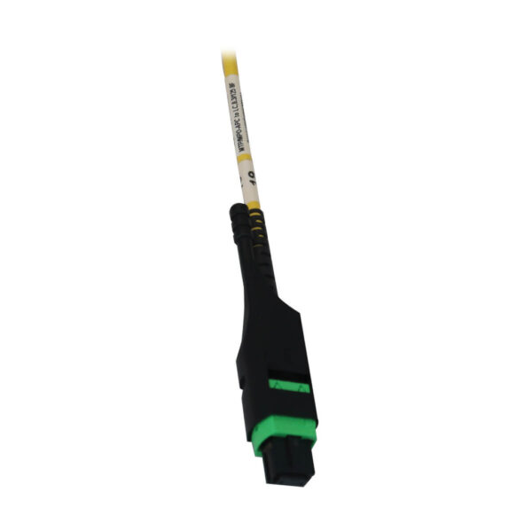 Tripp Lite series Preloaded Fiber Patch Panel, 3U - 64x (12F MTP/MPO-APC to 4x LC Duplex F/F) 8F Trunk Cables, OS2 Singlemode, 3 m (9.8 ft.)