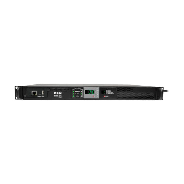 Tripp Lite series 3.8kW Single-Phase Monitored Automatic Transfer Switch PDU, 2 200-240V 16A L6-20P Inputs, 1 L6-20R Outlet, 1U, TAA