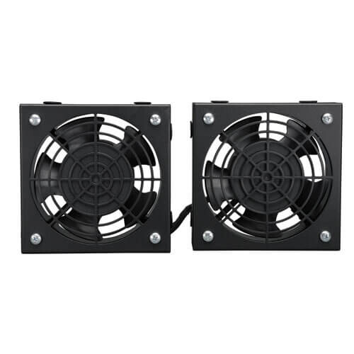 Tripp Lite series SmartRack Wall-Mount Roof Fan Kit - 2-120V high-performance fans; 210 CFM; 5-15P plug