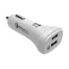 Tripp Lite series Dual-Port USB Car Charger, Quick Charge - Dual USB-A 3.0, UL 2089 Certified