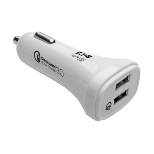 59e78bb7308c72619f218e0d62825a2b Tripp Lite series Dual-Port USB Car Charger, Quick Charge - Dual USB-A 3.0, UL 2089 Certified