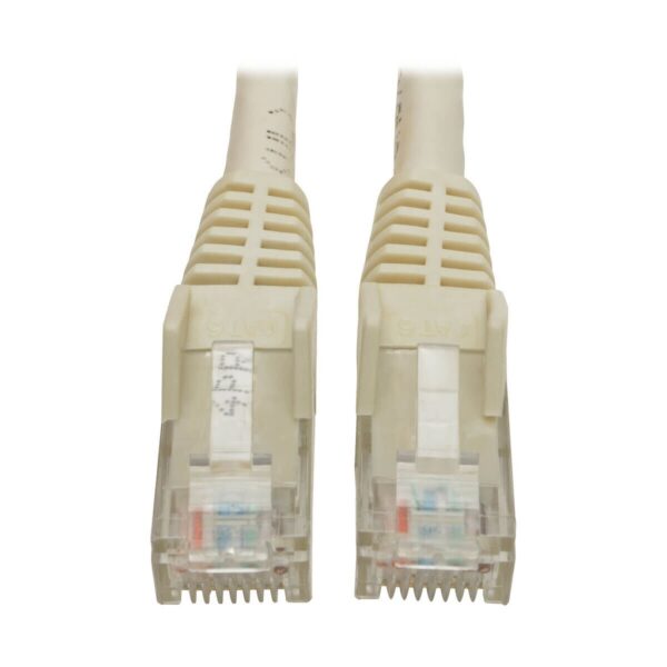 5a023026ab18ff5ee8b3fc42f892e211-1 Tripp Lite series Cat6 Gigabit Snagless Molded (UTP) Ethernet Cable (RJ45 M/M), PoE, White, 6 ft. (1.83 m) - N201-006-WH
