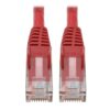 5a0693e3544d4a9fc86888b35b316c31 Tripp Lite series Cat6 Gigabit Snagless Molded (UTP) Ethernet Cable (RJ45 M/M), PoE, Red, 4 ft. (1.22 m)