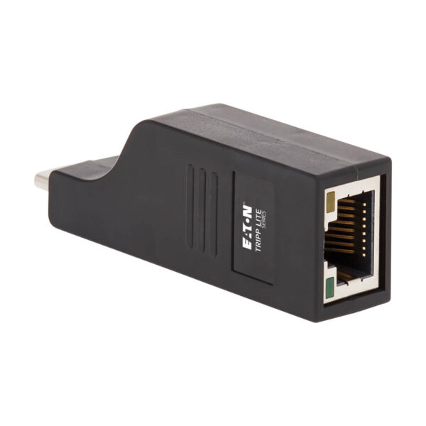 5a115baba9561c95cfa8258f271212a8 Tripp Lite series USB-C to Gigabit Ethernet Vertical Network Adapter (M/F) - USB 3.1 Gen 1, 10/100/1000 Mbps, Black