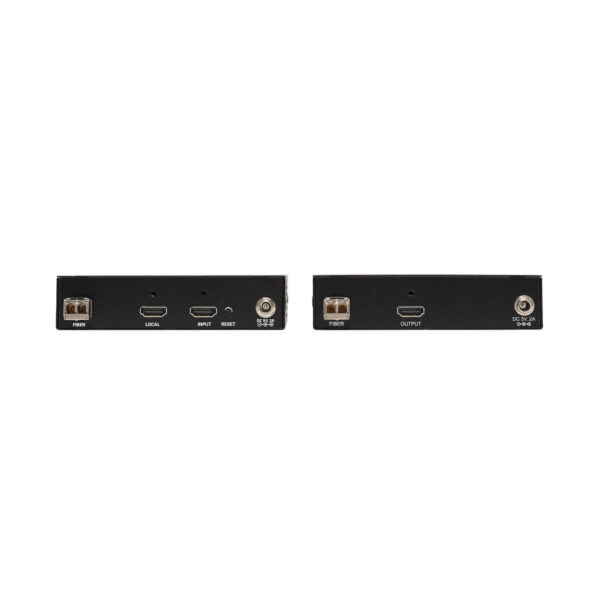 Tripp Lite series HDMI over Fiber Extender Kit, Transmitter/Receiver, 4K 60 Hz, 4:4:4, RS-232, IR, Multimode LC, 985 ft. (300 m)