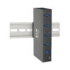 Tripp Lite series 4-Port Industrial-Grade USB 3.x (5Gbps) Hub - 20 kV ESD Immunity, Metal Housing, Mountable