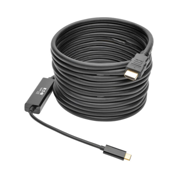 5a530d073da0a5eab60677a6b9f04bd1 Tripp Lite series USB-C to HDMI Active Adapter Cable (M/M), 4K, Black, 16 ft. (4.9 m)