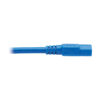Tripp Lite series Heavy-Duty PDU Power Cord, C13 to C14 - 15A, 250V, 14 AWG, 6 ft. (1.83 m), Blue