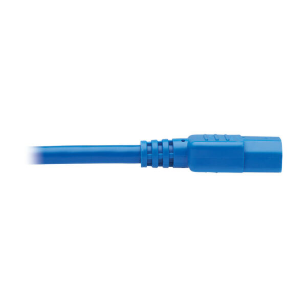Tripp Lite series Heavy-Duty PDU Power Cord, C13 to C14 - 15A, 250V, 14 AWG, 6 ft. (1.83 m), Blue