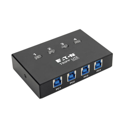 Tripp Lite series 4-Port USB 3.x (5Gbps) Peripheral Sharing Switch