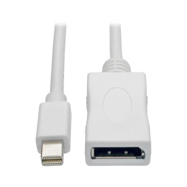 Tripp Lite series Keyspan Mini DisplayPort to DisplayPort Adapter Cable (M/F), 4K 60 Hz, DP 1.2, HDCP 2.2, 3 ft. (0.9 m)