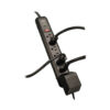Tripp Lite series Protect It! 7-Outlet Surge Protector, 6 Right-Angle Outlets, 4 ft. (1.22 m) Cord, 1080 Joules, Diagnostic LED, Black Housing