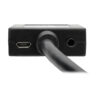 Tripp Lite series HDMI to VGA with Audio Converter Cable Adapter for Ultrabook/Laptop/Desktop PC, (M/F), 6-in. (15.24 cm), TAA