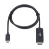 Tripp Lite series USB-C to HDMI Adapter Cable (M/M), 4K, 4:4:4, Thunderbolt 3 Compatible, Black, 3 ft. (0.9 m)