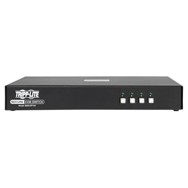 5a75154401d0ebf86ecdcd1976de1ef3 Secure KVM Switch, 4-Port, DisplayPort to DisplayPort, 4K, NIAP PP3.0 Certified, Audio, Single Monitor, TAA