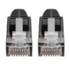 Tripp Lite series Cat6 Gigabit Snagless Molded (UTP) Ethernet Cable (RJ45 M/M), PoE, Black, 8 ft. (2.43 m)