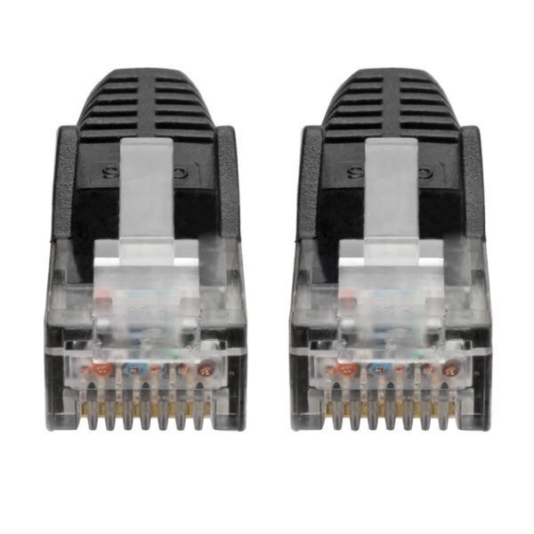Tripp Lite series Cat6 Gigabit Snagless Molded (UTP) Ethernet Cable (RJ45 M/M), PoE, Black, 8 ft. (2.43 m)