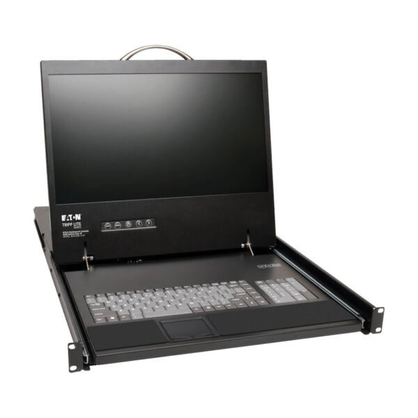 5ae963fcacaa82279e748f44764fcc09 Tripp Lite series NetCommander 8-Port Cat5 KVM over IP Switch - 19 in. LCD, 1 Remote + 1 Local User, 1U Rack-Mount, TAA