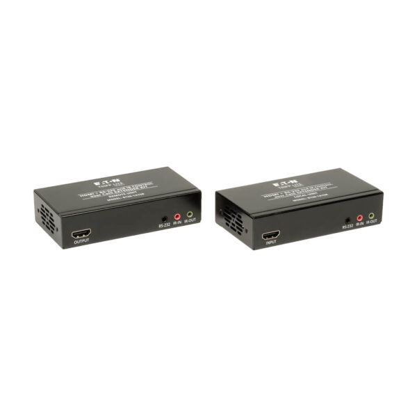 Tripp Lite series HDMI over Cat5/6 Extender Kit, Transmitter/Receiver, 4K, Serial and IR Control, Up to 328 ft. (100 m), TAA