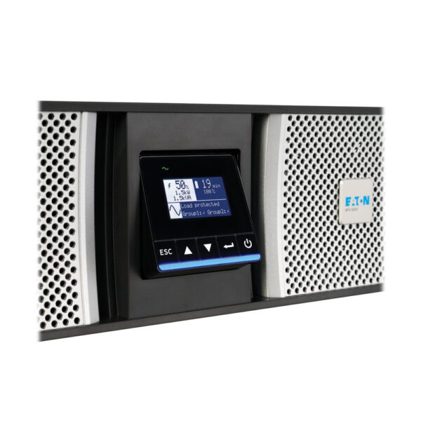 Eaton 9PX G2 3kVA 3kW 208V Online UPS, L6-30P or Hardwired Input, 2 L6-20R, 2 L6-30R, Hardwired Output, Network Card, 3U Rack/Tower - 9PX3K3UG2