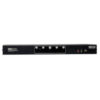Tripp Lite series 4-Port Dual Monitor DVI KVM Switch with Audio and USB 2.0 Hub, Cables included, TAA