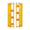 5b19da311a4441c76b83303674ab2069 Tripp Lite series High-Capacity Vertical Cable Manager - Deep Double Finger Duct with Cover, Single Sided, 6 in. Wide, Yellow, 7 ft. (2.2 m)