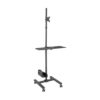 5b2444705f6c3daa4507501cc5fa677c Tripp Lite series Mobile Workstation with Monitor Mount - For 17" to 32" Displays, Height Adjustable