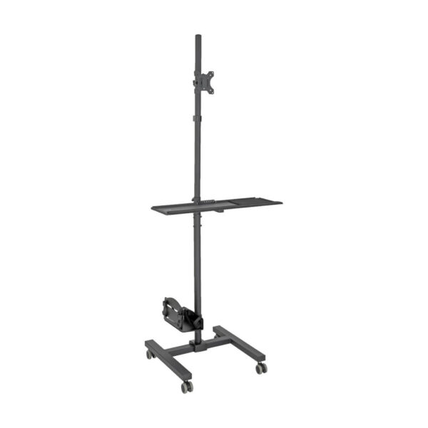 5b2444705f6c3daa4507501cc5fa677c Tripp Lite series Mobile Workstation with Monitor Mount - For 17" to 32" Displays, Height Adjustable