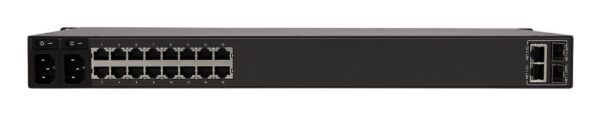 Tripp Lite series 16-Port Console Server, USB Ports (2) - Dual GbE NIC, 16 Gb Flash, SD Card, Desktop/1U Rack, TAA