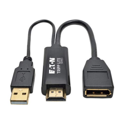5b31c9a17a1d17e5f1d114324155e5df Tripp Lite series 4K HDMI to DisplayPort Active Converter (M/F) with USB Power, 6 in. (15.2 cm)