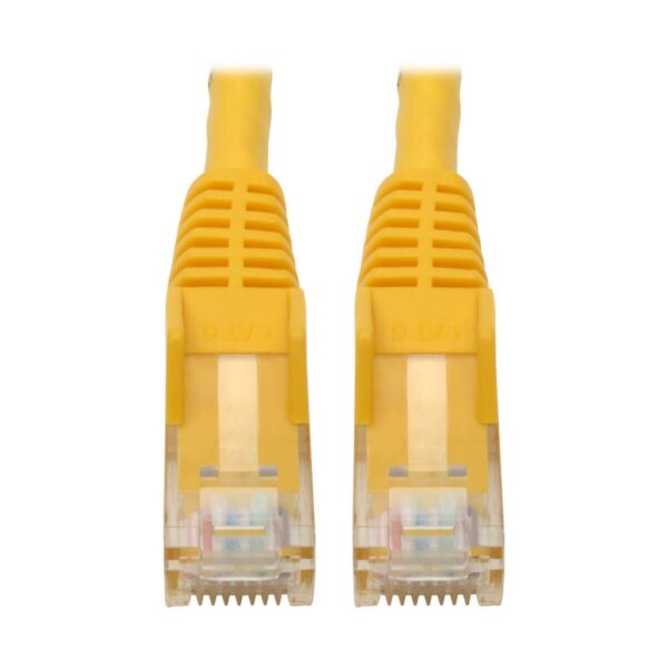 5b68d3e7abfe996432ae60bc1b670c0e Tripp Lite series Cat6 Gigabit Snagless Molded (UTP) Ethernet Cable (RJ45 M/M), PoE, Yellow, 6-in. (15.24 cm)