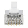 Tripp Lite series Cat6 RJ45 Pass-Through FTP Modular Plug, 100 Pack, TAA