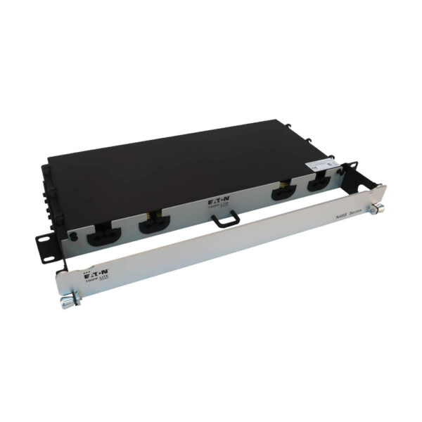 5bb38fce8ba7402db846410482b2b613 Tripp Lite series Preloaded Fiber Panel, 1U - 2x (3x8F MTP/MPO-APC F/F) 24F Trunk Cables, OS2 Singlemode, 20 m (65.6 ft.)