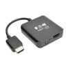 Tripp Lite series 4K HDMI Audio De-Embedder/Extractor with TOSLINK and 3.5 mm Stereo Output, 5.1 Channel, HDCP, 4K 30Hz, 6-in. (15.24 cm)