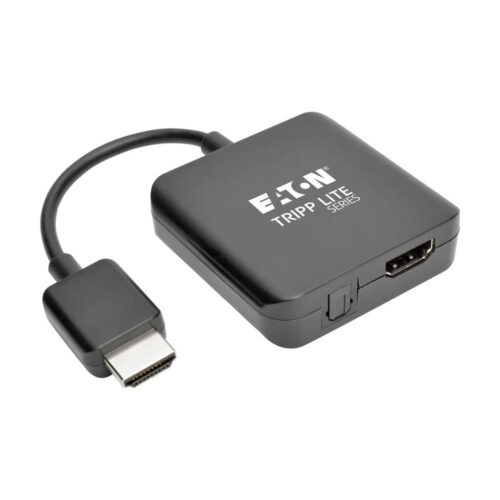 Tripp Lite series 4K HDMI Audio De-Embedder/Extractor with TOSLINK and 3.5 mm Stereo Output, 5.1 Channel, HDCP, 4K 30Hz, 6-in. (15.24 cm)